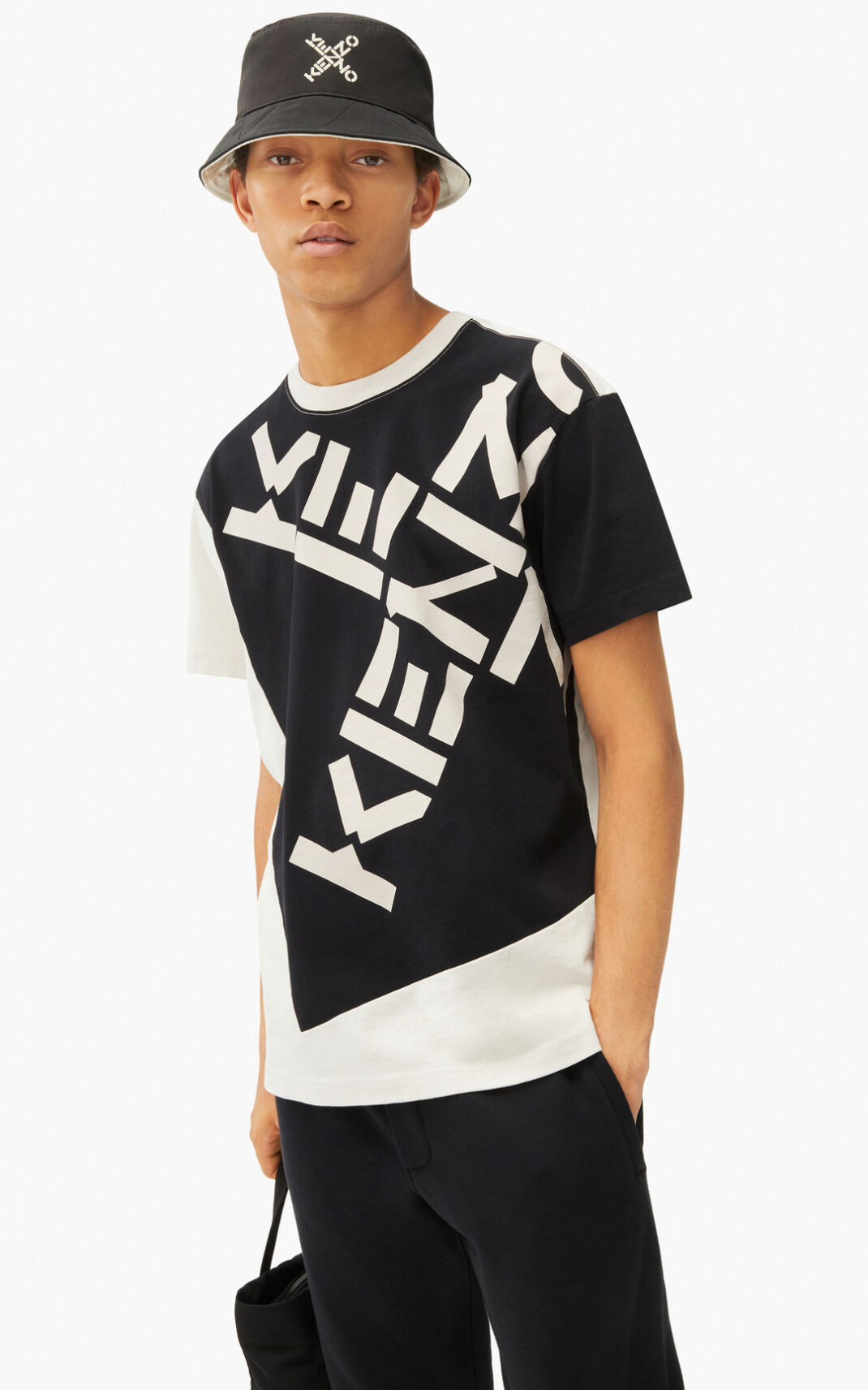 Camisetas Kenzo Sport Big X Hombre Negras - SKU.5540767